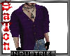 [STN]Luxury shirt purple