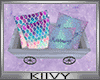 K| Mermaid Pillow Cart