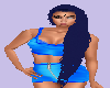 DARK BLUE HAIR