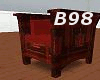 [B98] Red Antique Chair