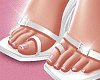 Luna white heels