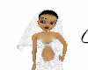 white lace wedding veil