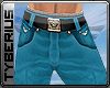 [TY] Water Blue Pants Bg