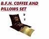 B.F.H. COFFEE AND PILLOW