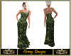 Starlit Green Gown