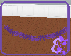 (e) purple xmas garland