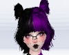 Black/Purple 2Tone Hair3
