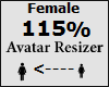 Avatar scaler 115% Femal