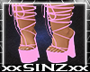 X Bina Pink High Heels X
