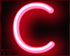 *Y*Neon-Letter C