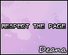 Respect the page
