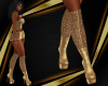 DISCO gold boots