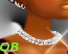 Q~White Diamond Collar