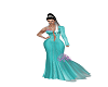 Teal/Gown