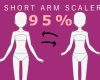 95 % SHORT ARM SCALER