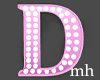 Pink Letter D