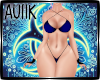 A| Elegant Blue Bikini