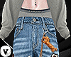 V: retro cartoon jeans
