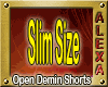 Open Demin Shorts