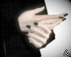 ん nails black