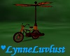 Steampunk propeller bike