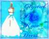 Crystal Blue Rose Dress