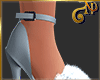 N| Fur heels Ice blue