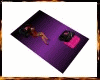 purple resting rug