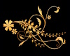 Black n Gold Chair for 2