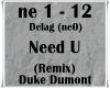 Need U/Duke Dumont