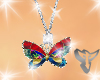 (T) Butterfly necklace