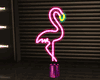 Retro Neon Flamingo