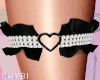 C~Black Love Garter