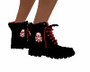 RR Mens Red Blck Boots