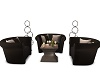 LL~BEIGE & TUPE L CHAIRS