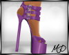 Purple Strap Heels