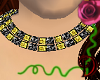[D]Yellow Black Necklace