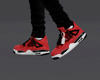 4s RETRO RED M