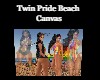 Twin Pride Beach Canvas