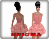 XE Roses Peach Dress