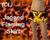 Jagged Flaming Skirt