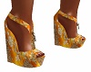 sexy gold orential heel