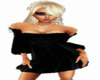 {EL} Puff dress-black