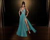 sea blue gown