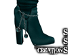 Dark Green Ankle Boots