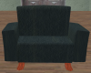 blk lthr cuddle chair