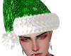 green santa hat