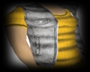 ~m~gray vest+yellow shrt