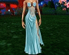 blue elegent gown