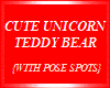 UNICORN TEDDY BEAR